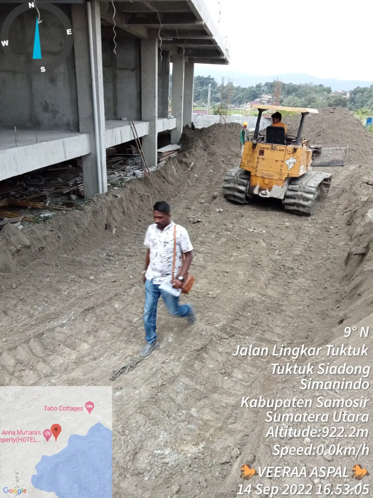 Dokumentasi pekerjaan pengaspalan proyek 28