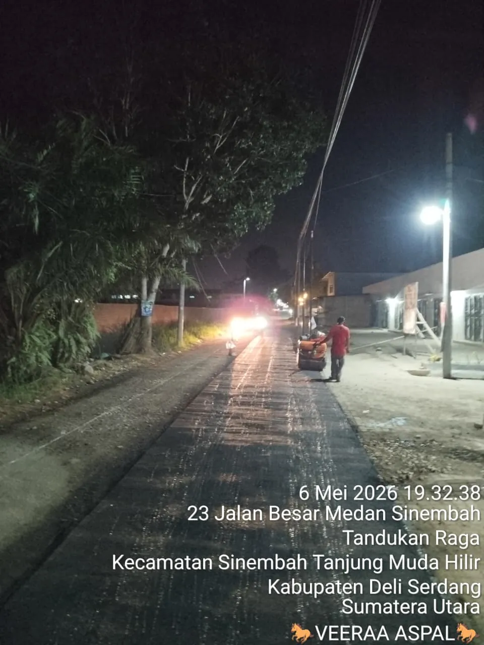 Dokumentasi pekerjaan pengaspalan proyek 31